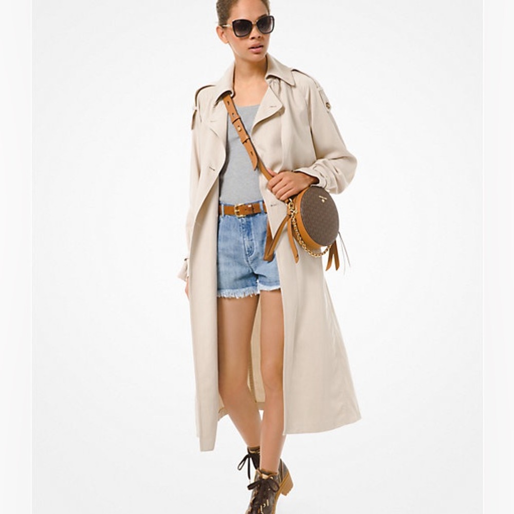 Michael Kors Cream Trench Coat